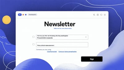 Newsletter Signup Illustration